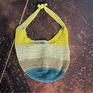 Adjustable Strap Crochet Hobo bag